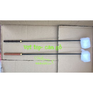 Vợt tép 3D cán gỗ cao cấp