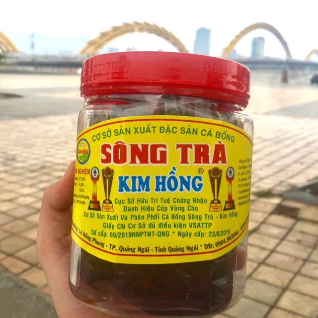 Cá Bống Sông Trà Kim Hồng [ chính hiệu] Rim Tiêu Ăn Liền