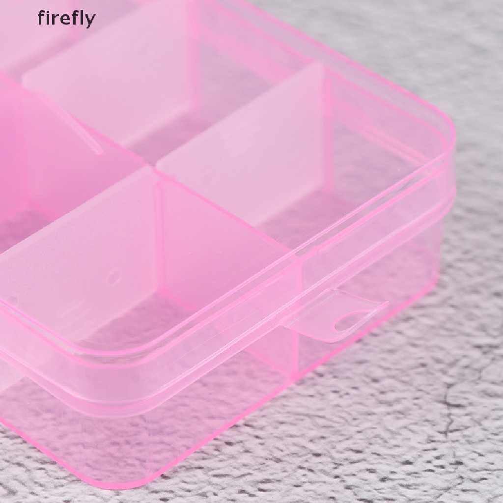 Hộp Nhựa Đựng Trang Sức Với 10 Ngăn Tiện Lợi