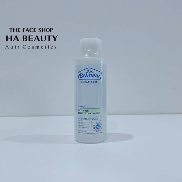 Nước hoa hồng dưỡng ẩm cho da dầu hỗn hợp kể cả da mụn nhạy cảm The Face Shop Dr Belmeur Clean Face Mild Toner 145ml | BigBuy360 - bigbuy360.vn