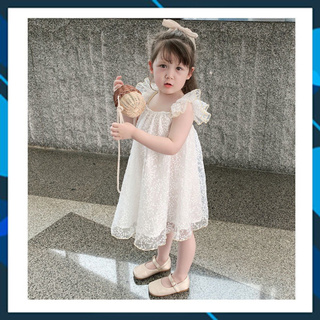 Váy bé gái 🌾 🌷 🌺 váy ren công chúa bánh bèo siêu xinh 🌾 🌷 🌺 - đầm bé gái