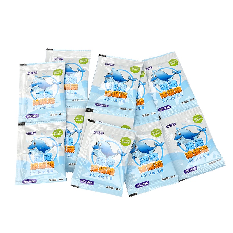 Gói dung dịch tạo bong bóng xà phòng cô đặc đồ chơi không độc hại dành cho trẻ em