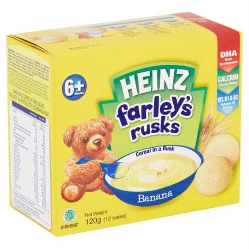 Bánh quy ăn dặm Heinz FARLEY cho bé từ 6 tháng