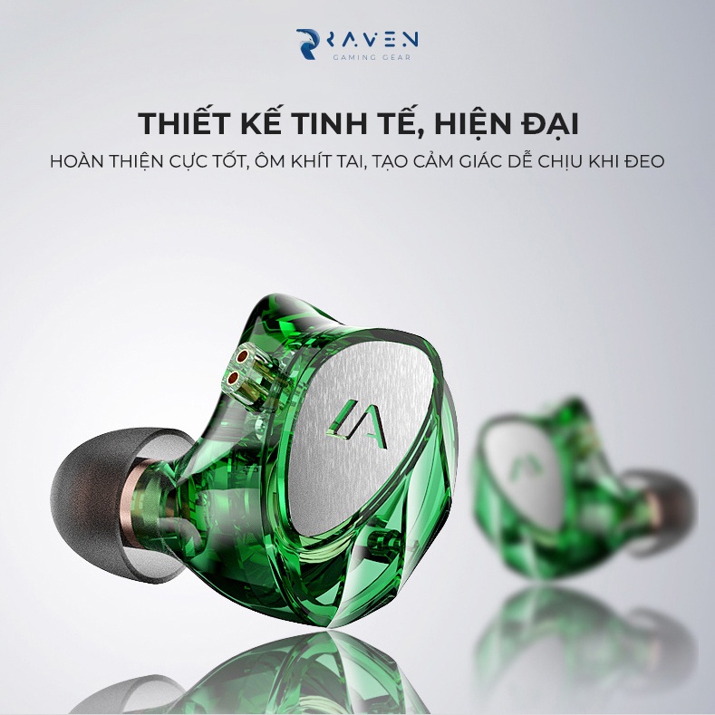 Tai nghe có dây LAFITEAR nghe nhạc thể thao chơi game, tai nghe gaming điện thoại máy tính