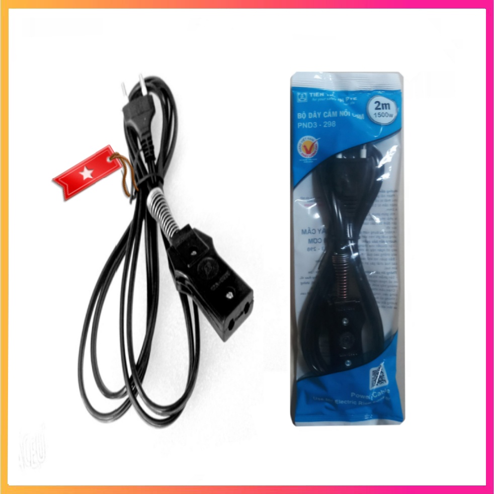 Dây nguồn 2 lỗ tròn cho Nồi cơm điện SHARP nắp inox rời