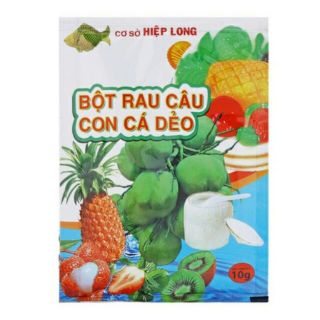 Thạch rau câu con cá dẻo hộp 12 gói