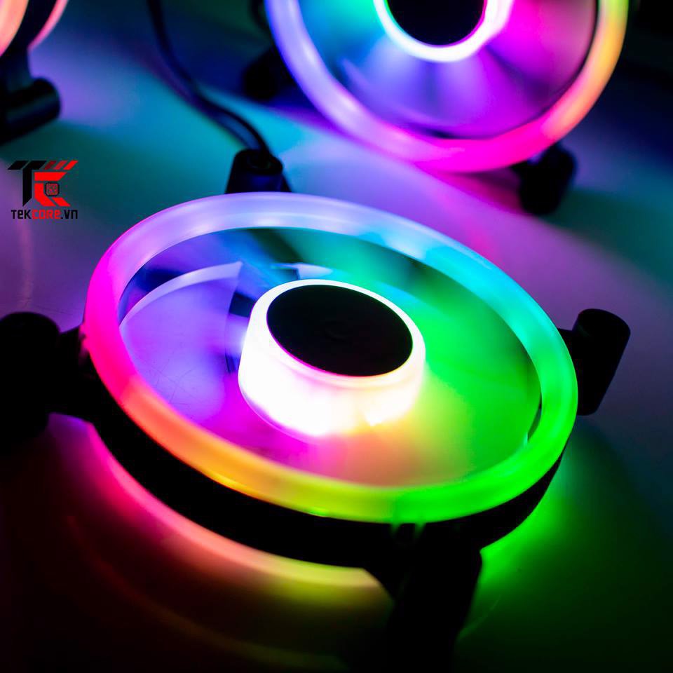 Quạt tản nhiệt thùng máy led rgb, fan case led rgb Coolmon