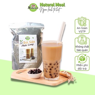 Set nguyên liệu pha trà sữa trân châu Phúc Long - trà sữa đậm vị, thơm ngon, full topping