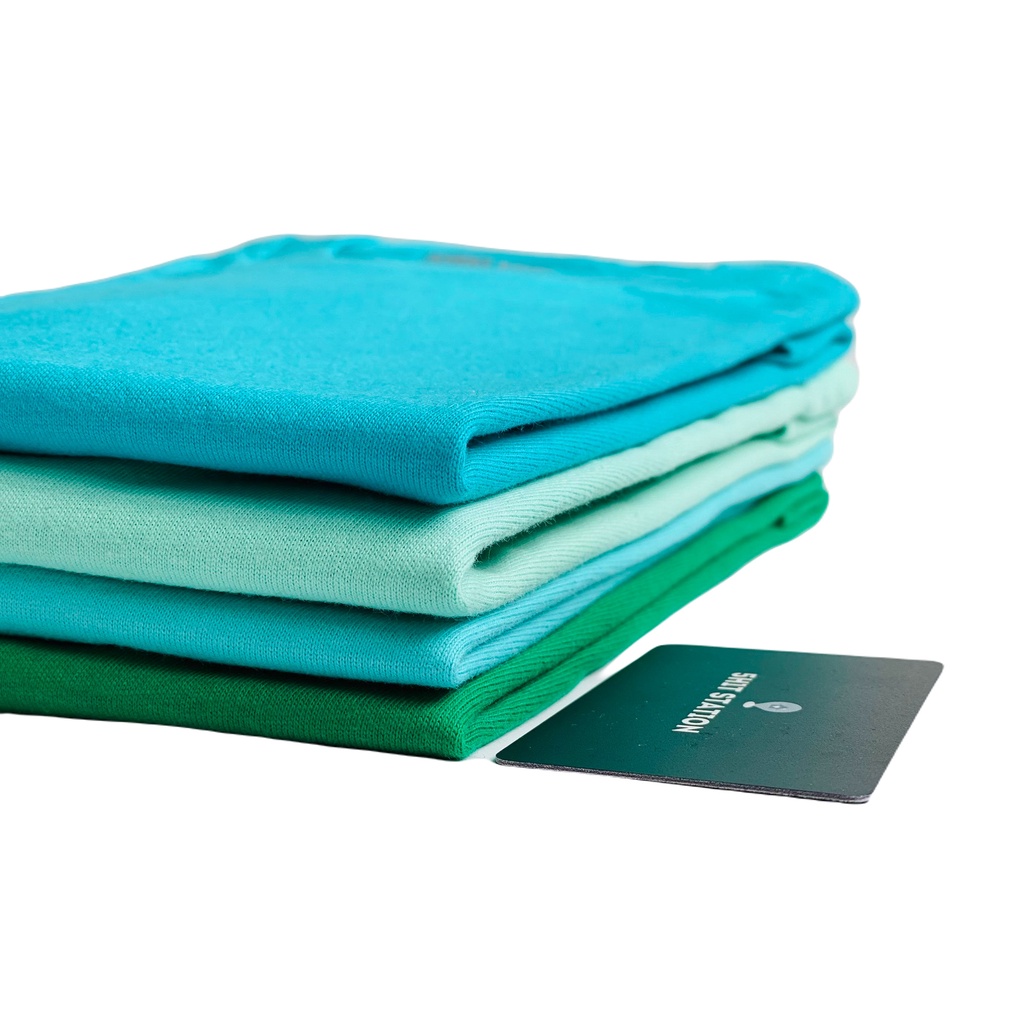 ÁO THUN MỸ 100% COTTON / LINK MÃ MÀU XANH LÁ 5H1T