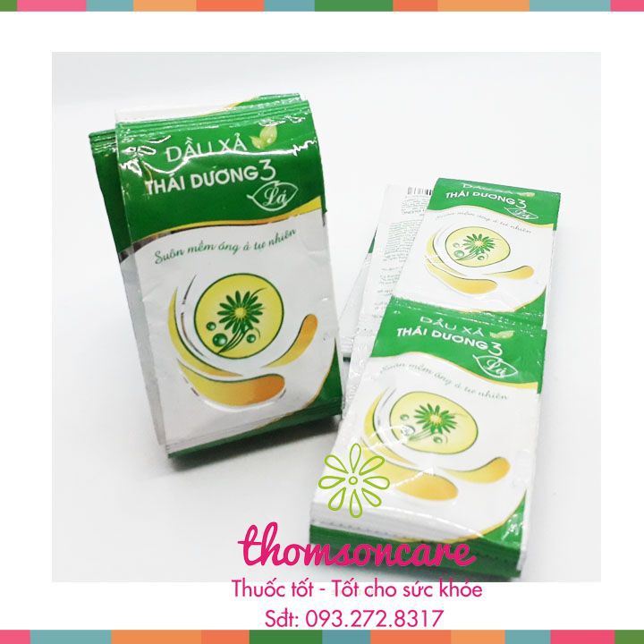 Dầu gội và xả dược liệu Thái Dương 3 - Dây 10 gói - Phù hợp mọi loại tóc - Mượt mà, lành tính từ thảo dược | BigBuy360 - bigbuy360.vn