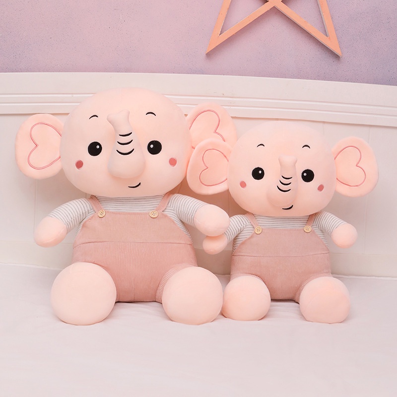 Gấu Bông Voi Áo Siêu Dễ Thương, Sản Phẩm Gấu Bông Cao Cấp Kích thước 60cm 80cm