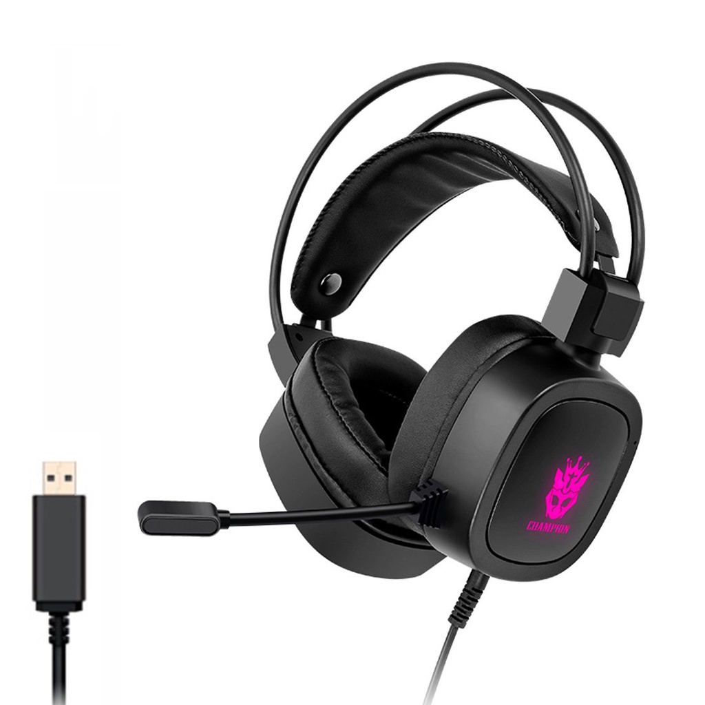 Tai nghe chụp tai Game thủ S100 cao cấp cổng USB chuyên dụng micrô rất tốt âm thanh trầm êm tai