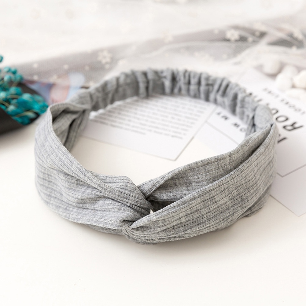 Băng Đô Cài Tóc Nữ Màu Trơn Thời Trang