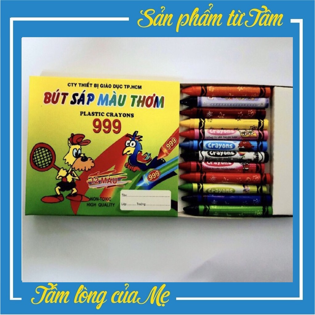 Đồ Chơi Bộ 12 Sáp Màu Thơm Cho Bé Tô Màu Thỏa Sức Sáng Tạo