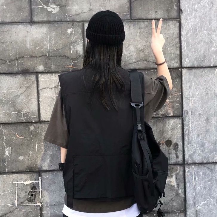 áo gile retro thời trang áo vest nữ unisex phong cách Hàn Quốc tank tóp nam chất đũi cao cấp trẻ tuổi khoác vest nữ