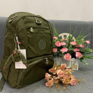 Balo Kipling MS2066 VNXK cao cấp, tặng kèm móc treo khỉ dễ thương