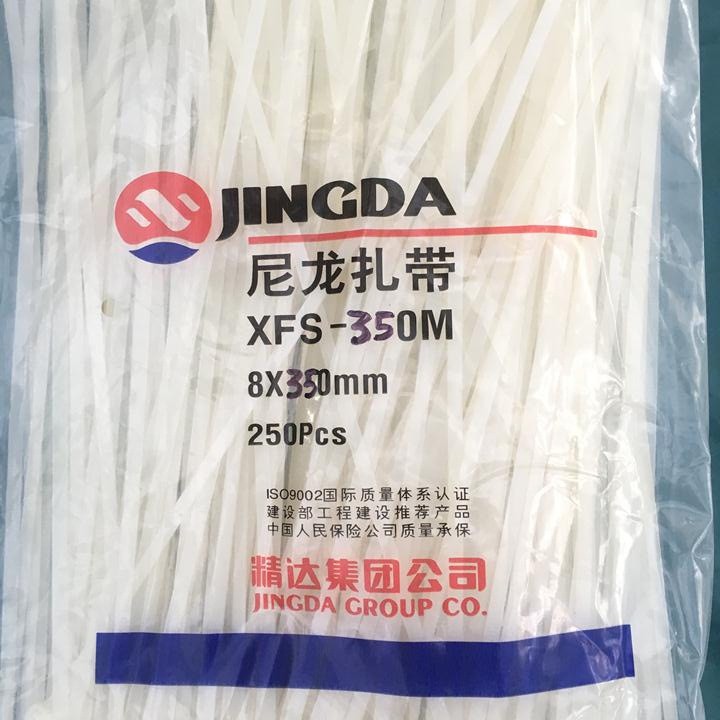 1kg dây lạt nhựa, dây rút nhựa trắng ngà cỡ 8x350mm tương đương khoảng 400 cái