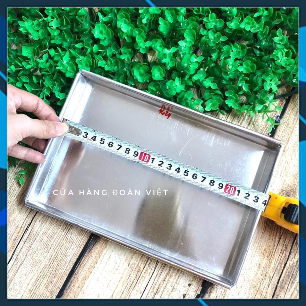 Khuôn Nhôm Chữ Nhật, Khay Nướng Bánh Bông Lan Cuộn - Nhiều Size từ 16 đến 30cm