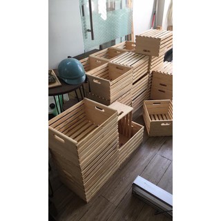 Thùng gỗ trang trí đa năng - Thùng crates