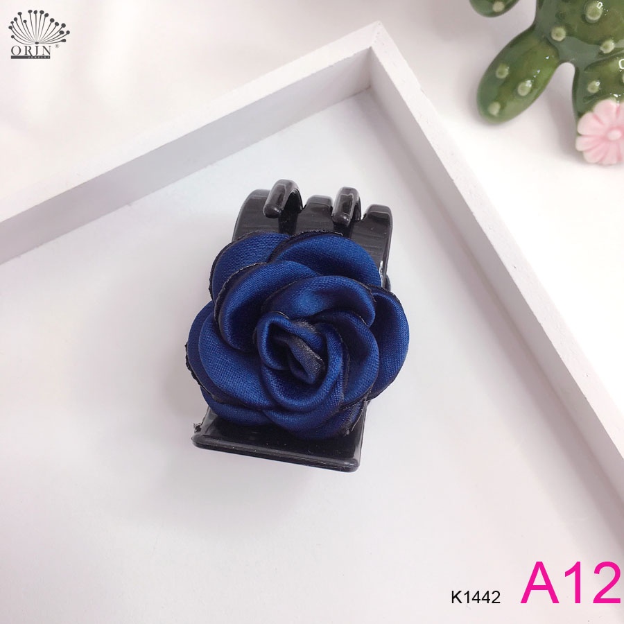 Kẹp tóc càng cua 5 răng đen, kẹp hoa thời trang cao cấp Orin K1442