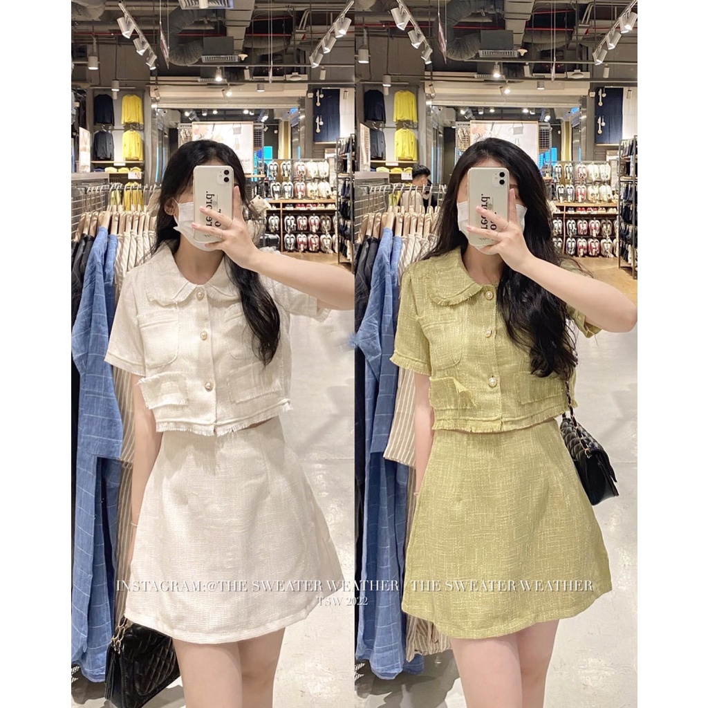 Set dạ 2 màu MEMN 1154