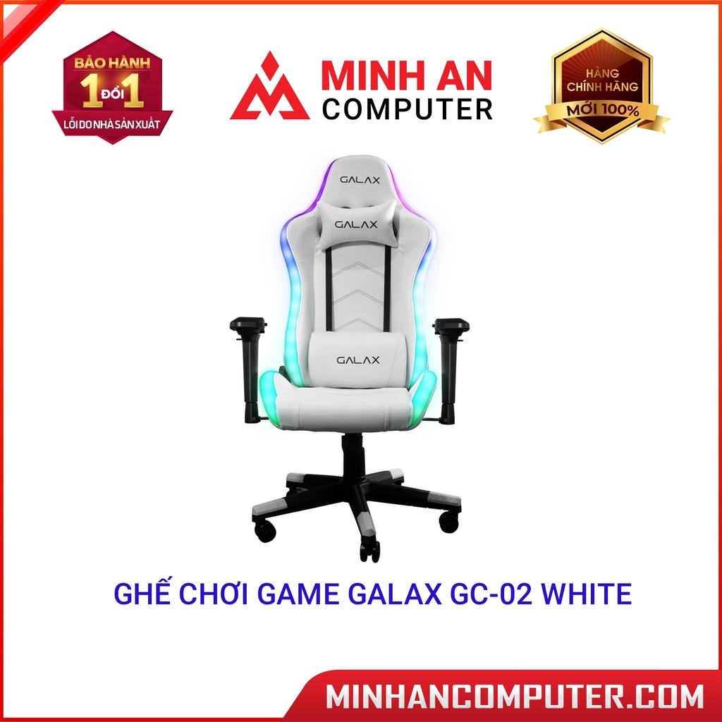 Ghế chơi game Galax GC-02 White