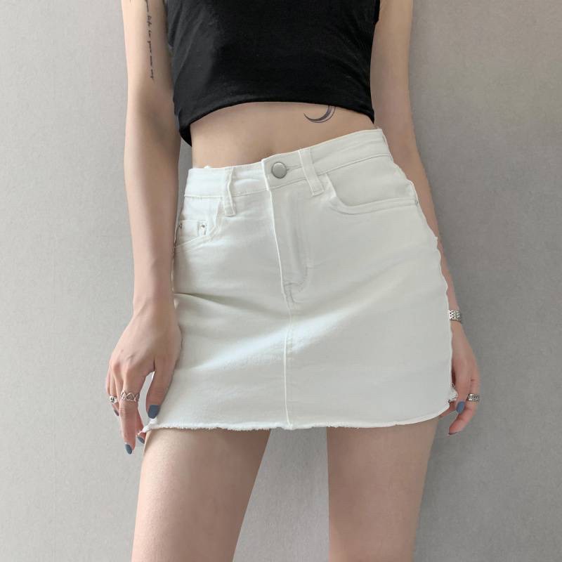 Chân váy kaki chữ A tua rua có lót trong màu trơn 3 size S/M/L - Mã: 717 TV-Fashion