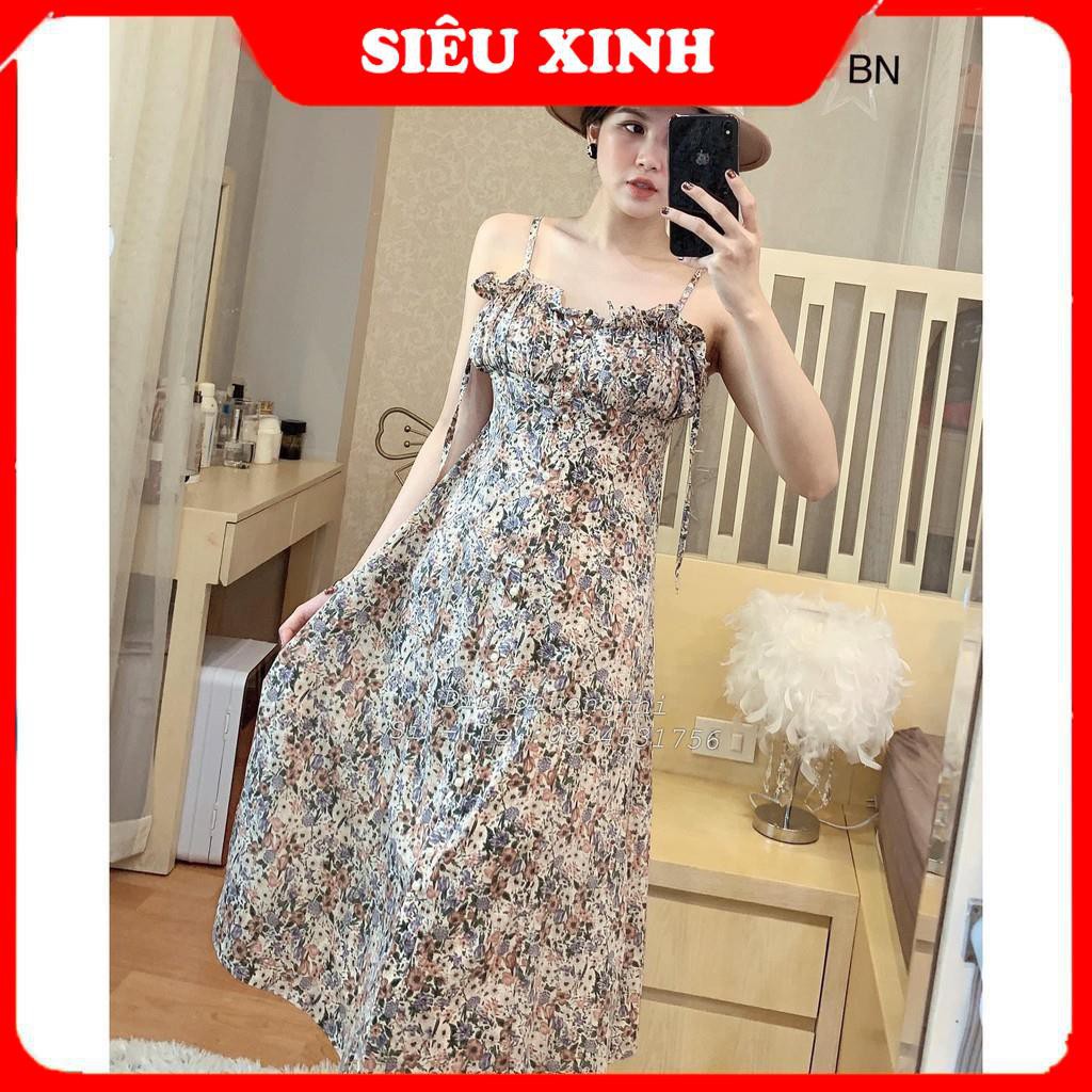 -HÀNG NHẬP KHẨU  Đầm Hoa Nhí | Đầm Ulzzang Váy 2 Dây Chun Ngực Cao Cấp Order Quảng Châu tận xưởng Liên hệ mua hàng 084.2