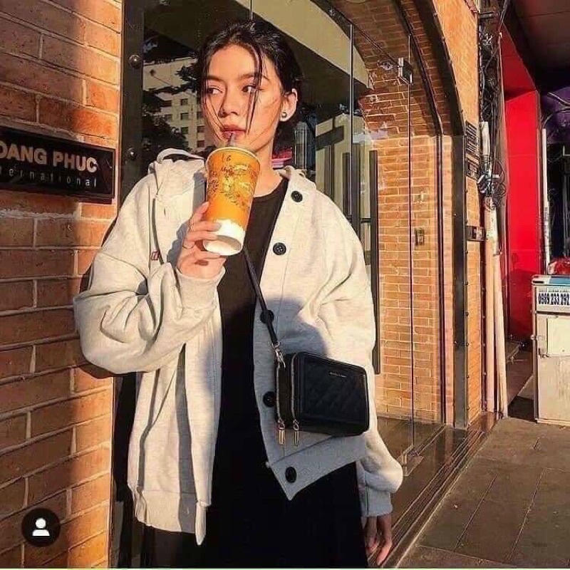 Túi đeo chéo Cnk hộp 2 ngăn khoá hàng Đẹp fullbox