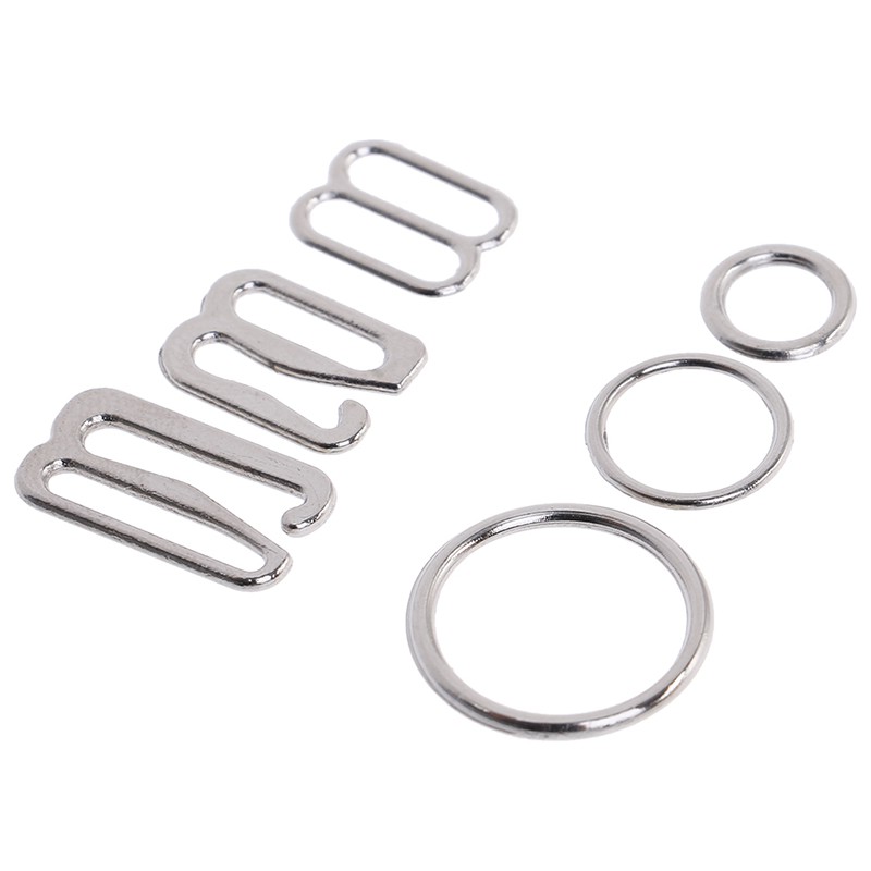 Bộ 100 Móc Kim Loại Điều Chỉnh Dây Áo Ngực Tiện Lợi