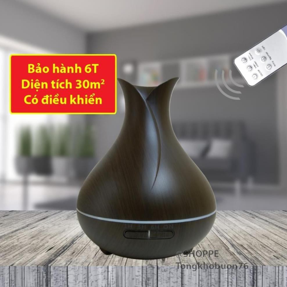 Máy Khuếch Tán Tinh Dầu Tulip 550ml [ DIỆN TÍCH SỬ DỤNG 30M2 - BẢO HÀNH 12 THÁNG]