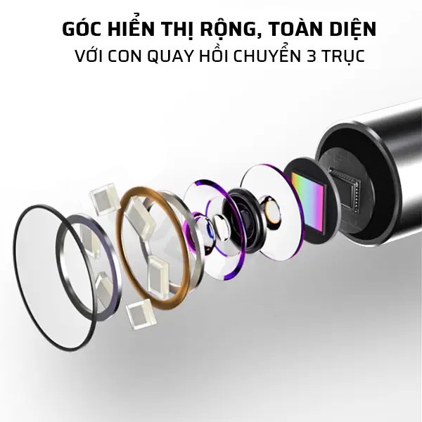 Máy lấy ráy tai Xiaomi Bebird R1 có camera mini siêu nét, xem hình ảnh trực tiếp qua app, lấy ráy tai sạch và êm ái