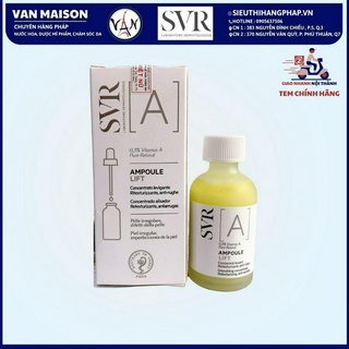 Tinh chất serum svr [a] ampoule retinol 0.3 chống lão hóa, dưỡng da mềm mịn 30ml