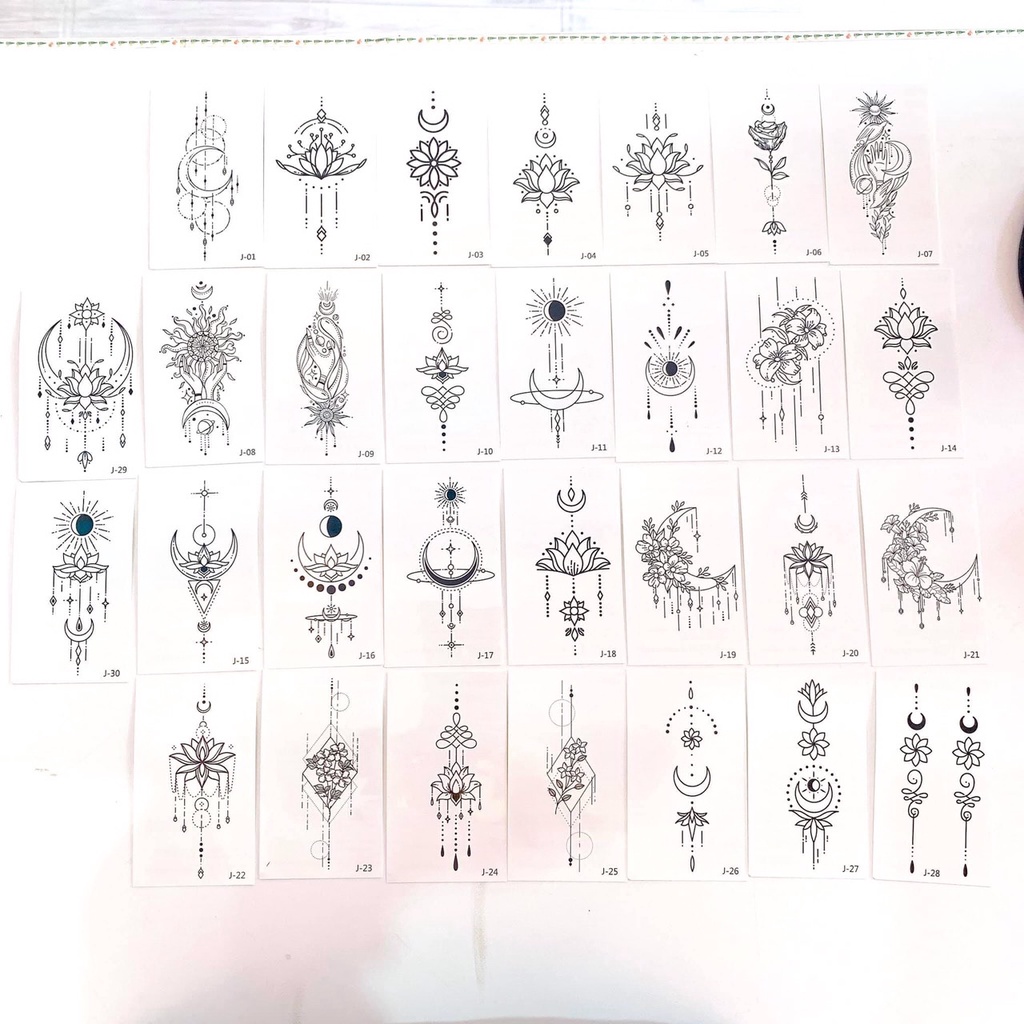 Set 30 tấm hình xăm (đủ màu) - NGỌC STORE