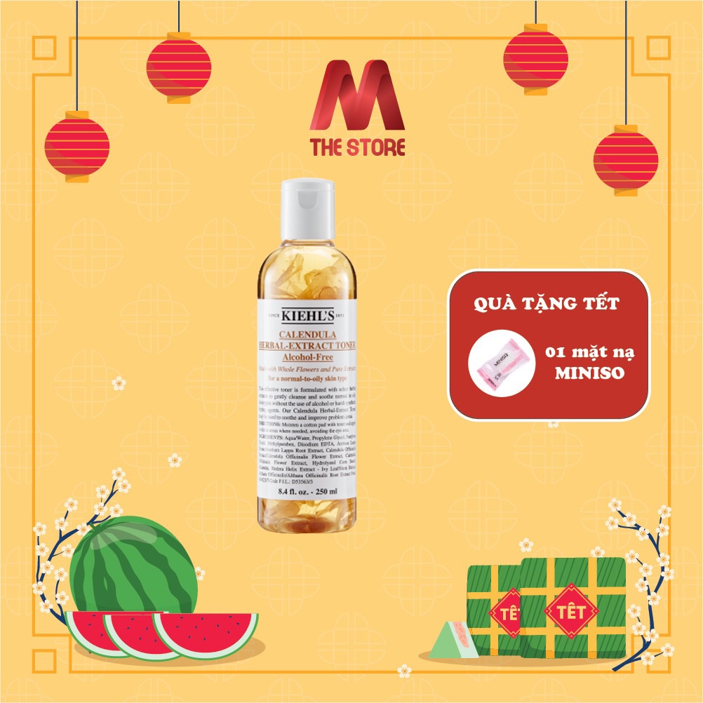 Toner hoa cúc cho da nhạy cảm 250ml - Calendula Herbal Extract Alcohol-Free Toner