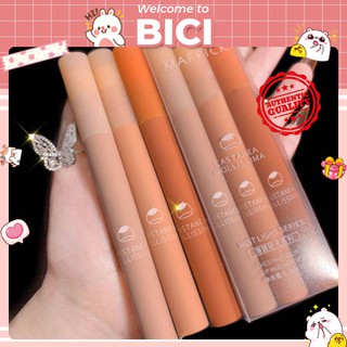 Set 3 Cây Son Kem Lì MAFFICK Chestnut Velvet Lip Mud Set