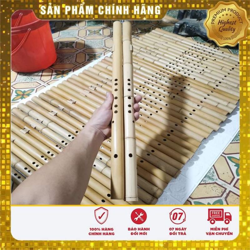 Sáo Mèo Nam [Free Ship] Tặng Túi Đựng Sáo Nguyên Liệu Nứa Nam Và Trúc Bạch