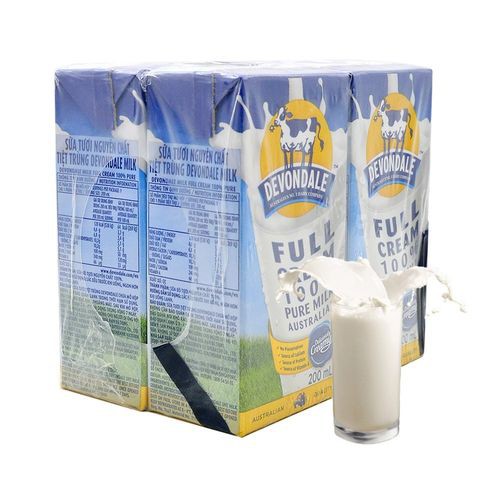 Combo 2 lốc Sữa Tiệt Trùng Devondale Full Cream Lốc 4 X 200Ml
