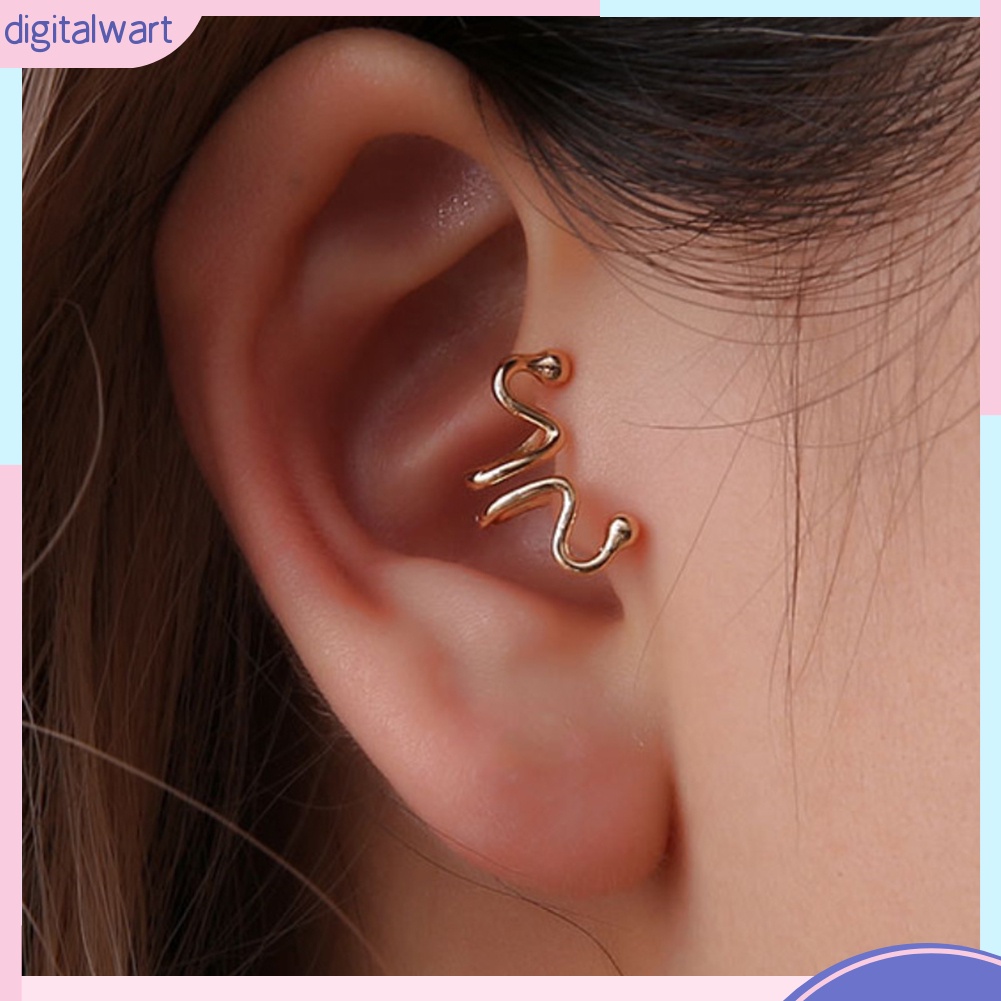 Khuyên Kẹp Vành Tai Kiểu Dáng Đơn Giản Thanh Lịch Dành Cho Nữ