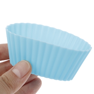6pcs Silicone Cake Cupcake Cup Cake Tool Baking Silicone Mold