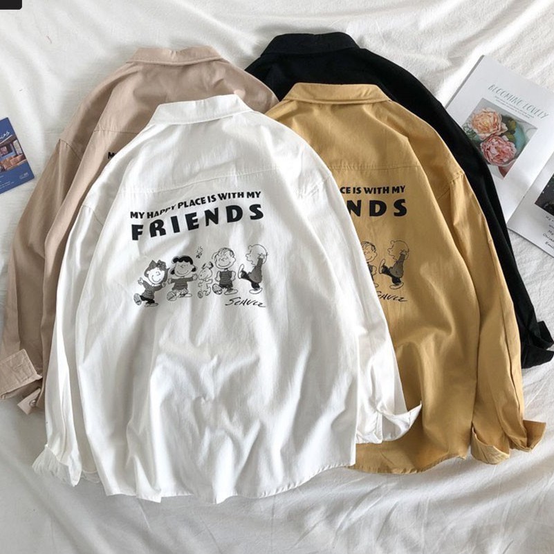 Áo sơ mi nam tay dài chất vải kaki có in hình mặt sau áo năng động trẻ trung | BigBuy360 - bigbuy360.vn