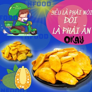 Mít thái sấy Mít thái khô sấy giòn loại 1 hủ 300gr