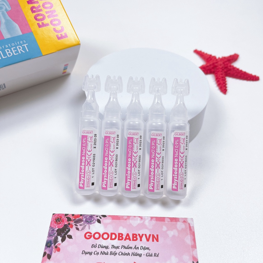 Nước muối sinh lí Pháp PHYSIODOSE/ Gifrer cho trẻ sơ sinh Goodbabyvn