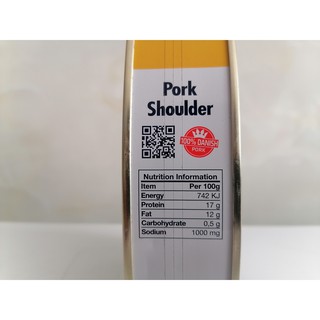 [Hộp Oval 340g] THỊT HEO HỘP [Denmark] TULIP Pork Shoulder