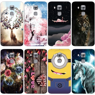 Ốp điện thoại mềm in họa tiết cẩm thạch hoa cho Huawei Nova Plus / MaiMang 5 / MLA-AL10 / G9 Plus