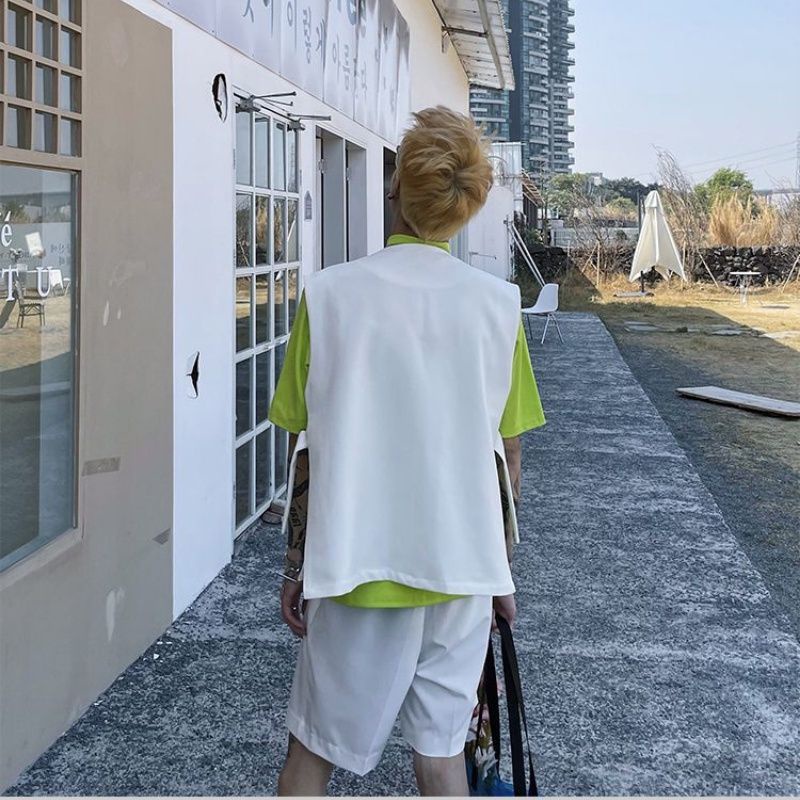 ÁO KHOÁC GHI LÊ DẠNG VEST CHO NAM NỮ - ÁO KHOÁC CARDIGAN NGẮN TAY UNISEX - Tie Dye Boutique 👥