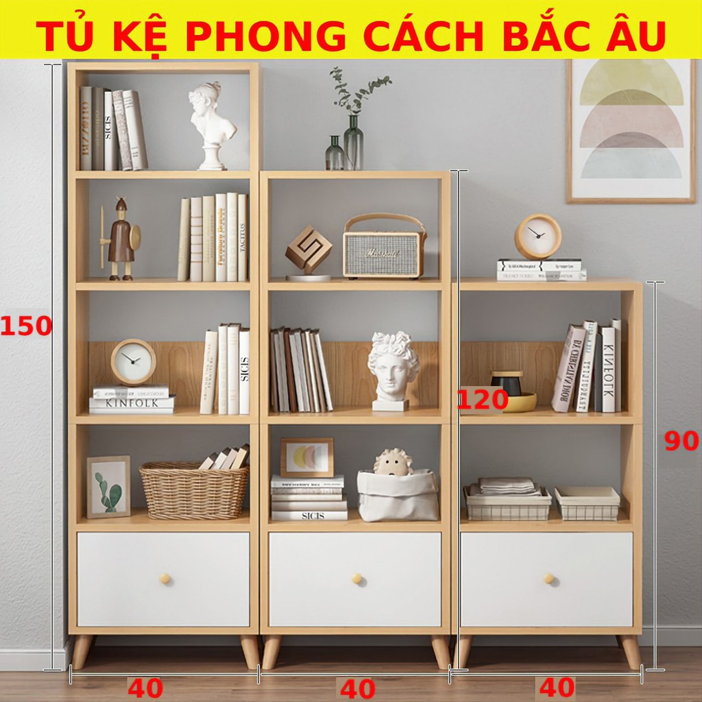 🥰FRESSHIP🥰 KỆ SÁCH TRANG TRÍ PHONG CÁCH HIỆN ĐẠI