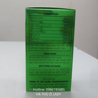 Hà Thủ ô Lady - Chăm sóc Tóc Bạc hiệu quả