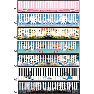 Decal dán phím đàn Organ