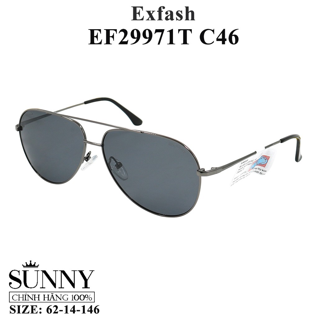 EF29971T - Kính mát EXFASH chính hãng, bảo hành toàn quốc, kèm tem chống hàng giả do bộ công an cấp